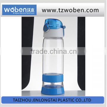 plastic bottle tea strainer bottle with lock lid