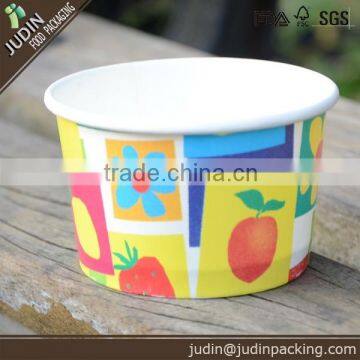 110ml coconut shell ice cream cup disposable printed