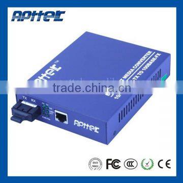 LAN Media converter with built-in power supply