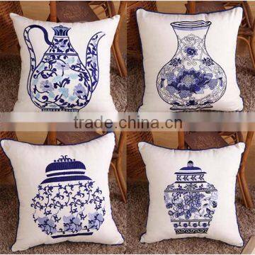16x16cm Luxury Customized Chinese Embroidered Cushion