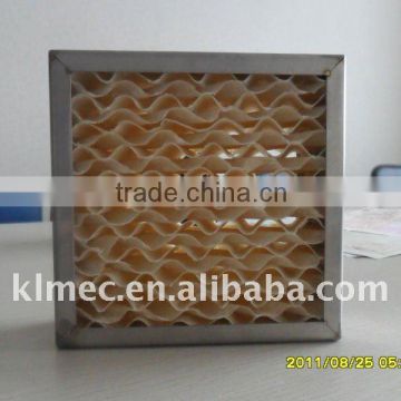 Evaporative wet curtain