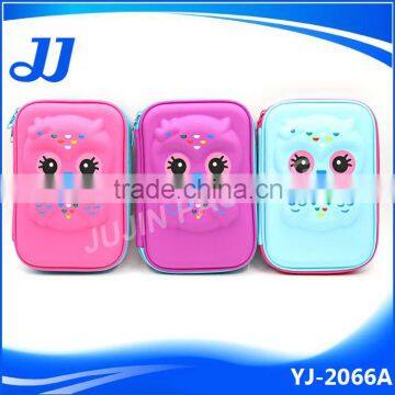 Owl Embossed Smiggle Pencil Case With Compartments, Pencil Case for Kids Quality Choice
