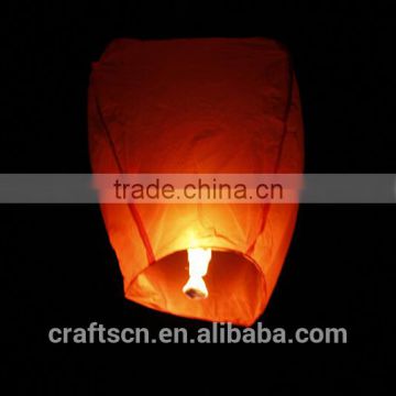 eco friendly wholesale flame resistant flying chinese handmade sky lantern with many designs