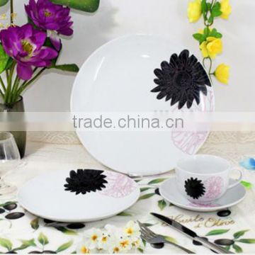 Coupe Shape 20pcs Latest Dinner Set With Popular Design, 20/30pcs royal coupe shape dinner set