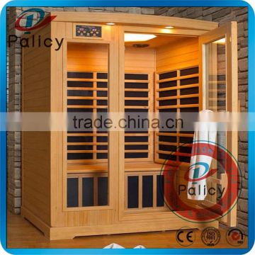 Popular Wooden Dry Steam Sauna cabin room for 3 person