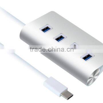 USB 3.1 Type C USB-C Multi 4 Port Hub Adapter