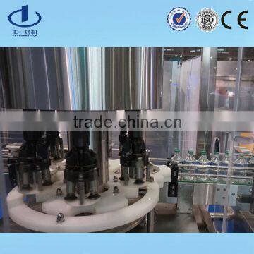 Complete line for vials saline solution washing filling and sealing