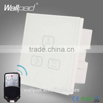 Remote Dimming Control Switch Wallpad Modern White Glass LED Light Wirelss Remote 3 Gang 2 Way 3 Way Touch Dimmer Light Switch