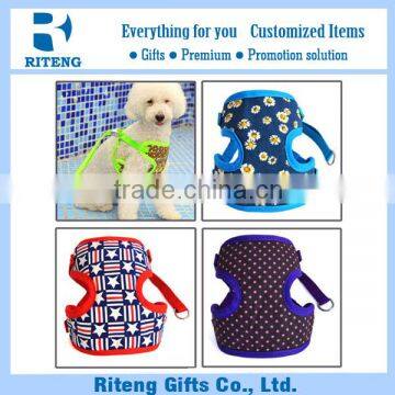 America hot sale dog harness with stars and flag