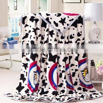Single Double Queen King Size Kids Cute Cow Design Blanket Thick Good Quality Blanket photo-2