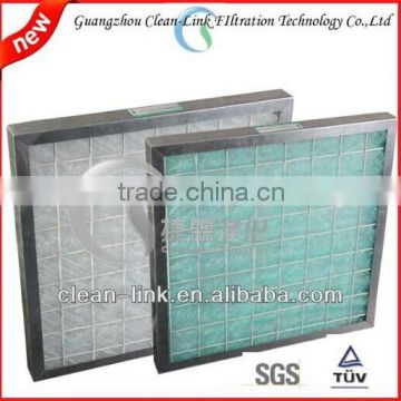 2015 New Cardboard fiber glass Foldaway Panel ventilation air filter