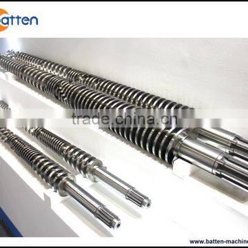 Plastic Extruder Machine Conical Twin Bimetallic Screw and Barrel