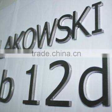 High quality rusty resistant durable cheap 304 stainless steel 2 inch metal letters