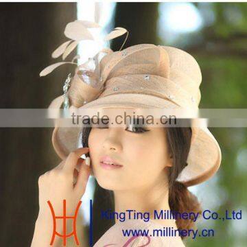 Top Sale 2014 Women Wholesale Sinamay Hats