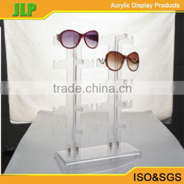 Manufactuering supplies elegant acrylic glasses display stand, glasses display showcase