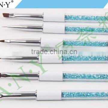 ANY Nail Art UV Gel Nails Beauty Care Crystal Flat Nail Art Brush for UV Gel Art