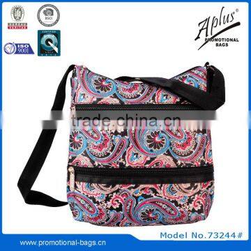 shoulder messenger bag ripstop bag with zipper pockets