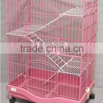 ProSelect Plastic Cat Cage Deluxe Platforms - 4 layers Cat Playpen pink                        
                                                Quality Choice