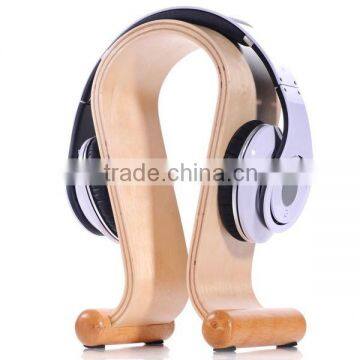 bamboo wooden stand for earphone