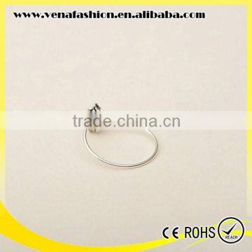 Girl Flower Design Antique Jewerly 925 Titanium Silver photo-4