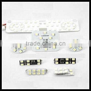 Auto Interior lamps LED Reading Light For VW Golf 6 Car Bright Trunk light Bulb Dome Lamp