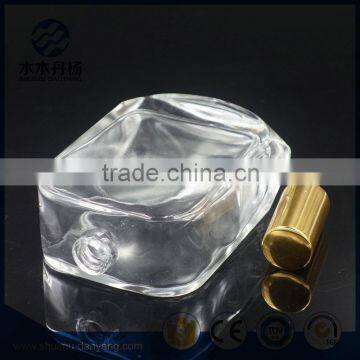 Fancy 100ml Personal Care Use Flat Glass Perfume Bottle photo-3