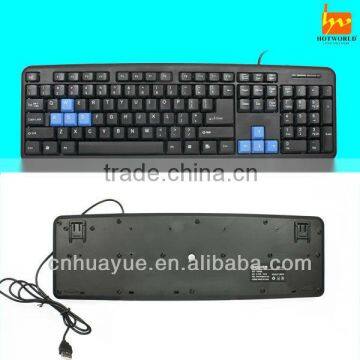 color gaming keyboard for PC desktop computer and laptop PC notebook