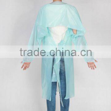 Food Processing, Hospital, Laboratory, and Hygienic Application Disposable CPE Isolation Gown photo-2