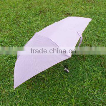 6K wholesale purple advertising 3- folding umbrella