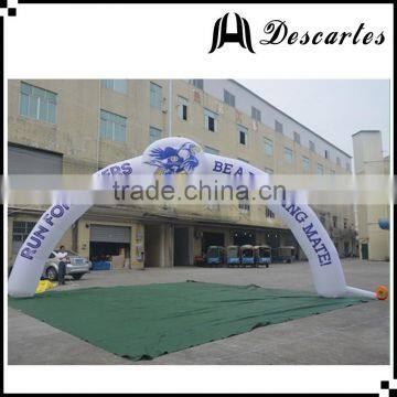 Outdoor decorative inflatable circle race arch/custom inflatable advertising archway