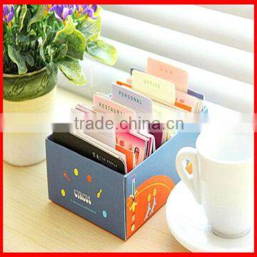 Korean Version Of The Desktop DIY Card Bills Separate Foldable Paper Storage Box Creative Finishing Debris CD DVD Storage Box