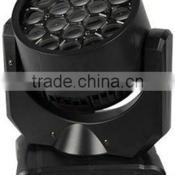 New Arrival Big Bee Beam 19*15w Rgbw 4in1 Led Moving Head Lighting for Stage Show photo-2