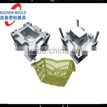 Plastic supermarket basket mould