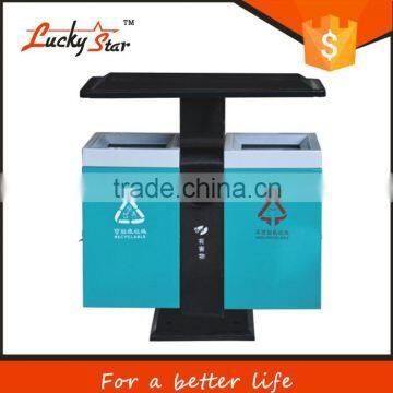 240L outdoor plastic trash cans with lids EURO type
