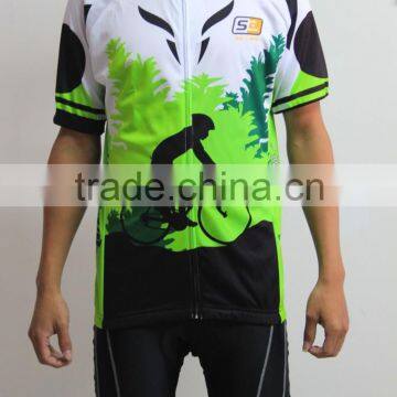 custome manufacture reflective print cycling jerseys cycle compression wear Youth Team