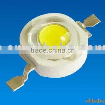 1W high power led,30-50lm,forward current 400ma,forward voltage 2.0-2.6V,yellow color;HPO(taiwan) led chip