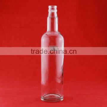 Great shape wine bottle 500ml glass wine bottle capacity cheap alcohol glass bottle