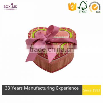 China Packaging Manufacturer Paper Box With Lid Heart Shape Cardboard Gift Box