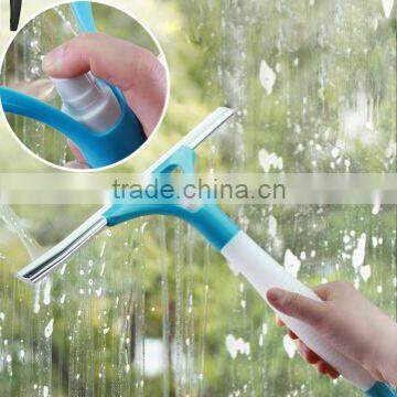 Multi-functional Home Appliance Glass Cleaner Window Spray Squeegee 2 in 1 Window Washing System photo-2