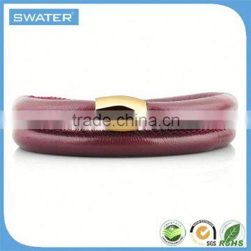 Fashion Jewelry 2016 Double Wrap Leather Bracelets Blanks photo-2