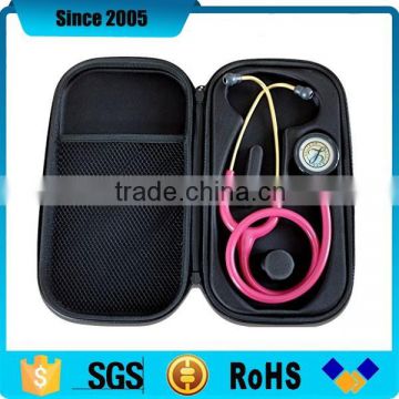 black nylon cover eva cardiology carrying zipper case for doctor