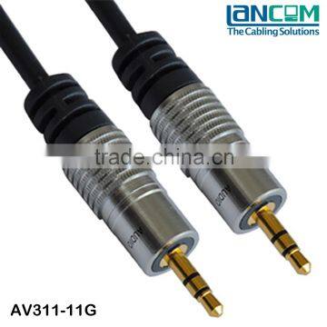 Lancom Fully Stock factory high quality premium stereo cable/high quality aux cable