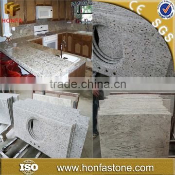 Factory moon white granite countertop with free sample