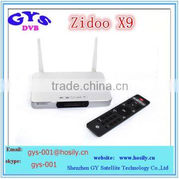 android tv box Zidoo X9 Bluetooth 4.0 Dual Band Wi-Fi Mali450 GPU Android 4.4 kitkat smart tv box