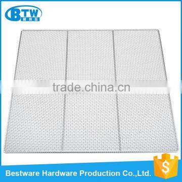 Customized bakery stainless steel grill wire 585*585mm cooling rack hamburger grill rack