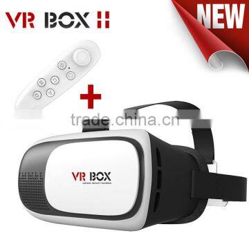 2016 New Google Cardboard VR BOX 2nd Gen Virtual Reality 3D Glasses Bluetooth Control