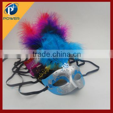 2015 hot sale masquerade masks, party mask, feather mask