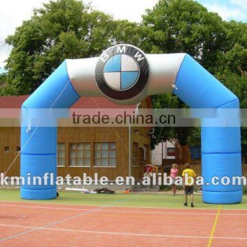 BMW blue inflatable advertising arch 2012