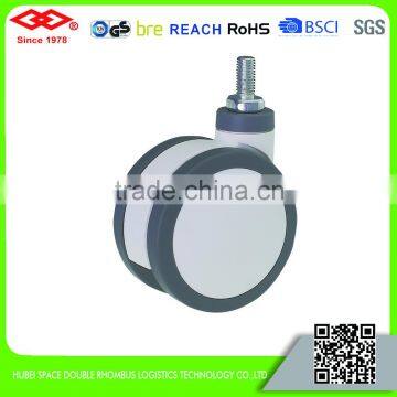 75mm-125m all plastic double ball bearings caster