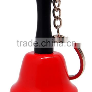 hand bell keychain in custom color for promo as gift